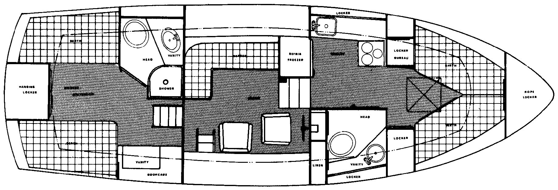 gulfstar 36 sailboat data